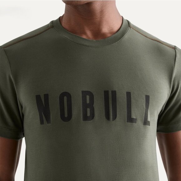 NWT NOBULL Men's Dark Army T-Shirt (Medium) - Picture 2 of 6